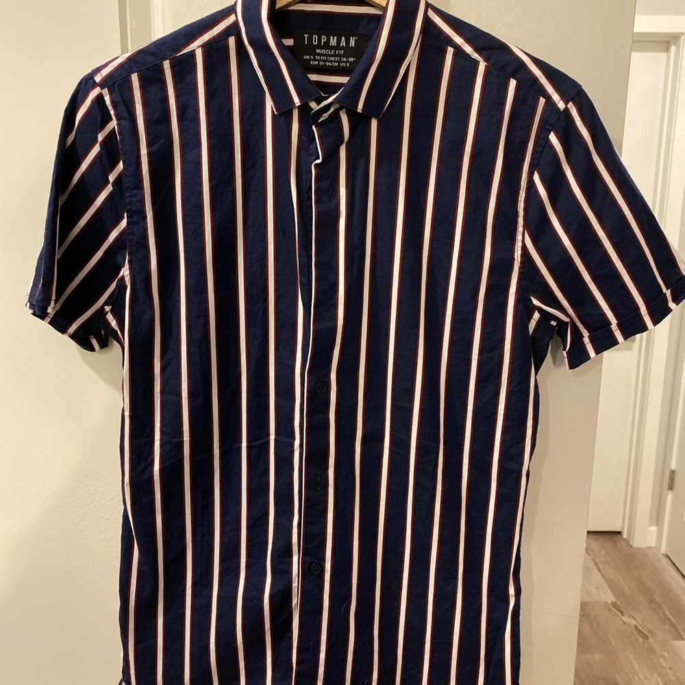 Topman Short Sleeve Button Down